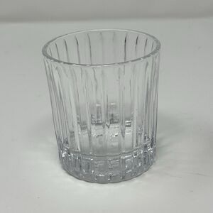 STOLI CRYSTAL GLASS RIBBED ON THE ROCKS BARWARE MAN CAVE